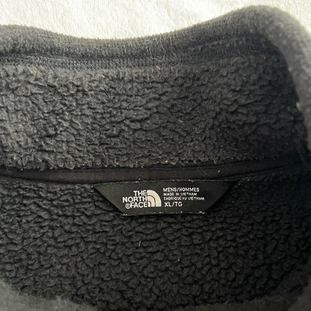 The North Face Fleece Gray Zip-Up Jacket Size XL